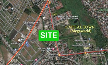 FOR SALE LAND IDEAL FOR COMMERCIAL USE IN FRONT OF CAPITAL TOWN BY MEGAWORLD