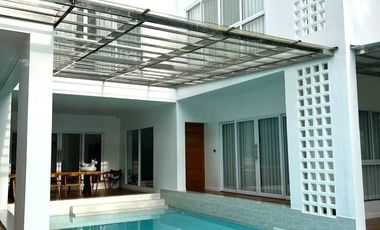 Charming modern pool villa 4-bedrooms surrounded by green lush natural for sale in Na Yong, Trang.