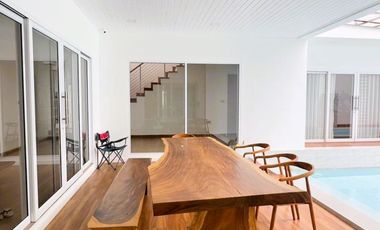 Charming modern pool villa 4-bedrooms surrounded by green lush natural for sale in Na Yong, Trang.