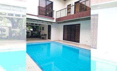TIMELESS 2-STOREY, 5-BEDROOM HOUSE WITH POOL & BALCONIES FOR SALE IN AYALA ALABANG VILLAGE
