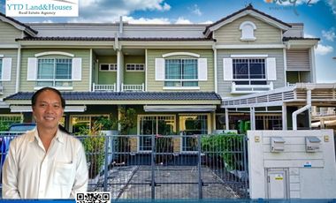 For Sale / Rent Townhouse Indy 2 Bangna Km.7 The house is close to the garden, good society, good neighbors.