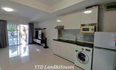 For Sale / Rent Townhouse Indy 2 Bangna Km.7 The house is close to the garden, good society, good neighbors.