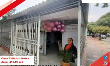 SE VENDE ESPECTACULAR  CASA COMERCIAL BARRIO CALIXTO - NEIVA (HUILA-COL)