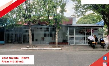 SE VENDE ESPECTACULAR  CASA COMERCIAL BARRIO CALIXTO - NEIVA (HUILA-COL)