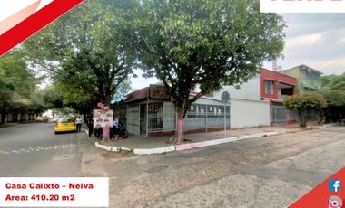 SE VENDE ESPECTACULAR  CASA COMERCIAL BARRIO CALIXTO - NEIVA (HUILA-COL)