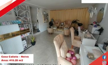 SE VENDE ESPECTACULAR  CASA COMERCIAL BARRIO CALIXTO - NEIVA (HUILA-COL)