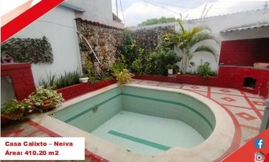 SE VENDE ESPECTACULAR  CASA COMERCIAL BARRIO CALIXTO - NEIVA (HUILA-COL)
