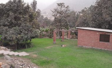 VENTA DE TERRENO CHOSICA CASAHUERTA LA RONDA