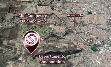 Apartamento con jardín, bodega y terraza privada, Gimnasio, Alberca techada,  La Vista, venta, Queretaro.