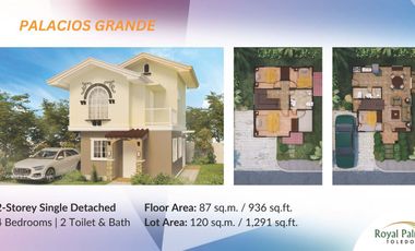 2-STOREY 4 BR SINGLE DETACHED HOUSE & LOT FOR SALE IN TOLEDO CITY