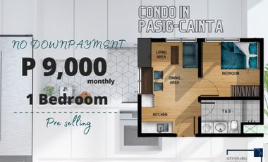 First Elevated Condo in Pasig City for only 6,000 monthly