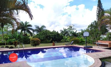 Maravillosa finca en alquiler con piscina en Combia, Pereira