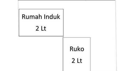 Cocok Invest,, 3 Rumah Kontrakan Dan Kios Pinggir Jalan Raya Area Petukangan