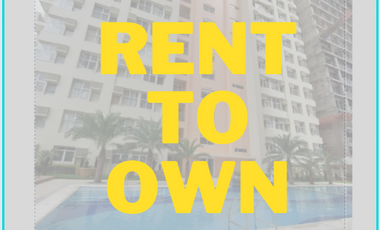 condo RENT TO OWN one bedroom loft type with parking the oriental place