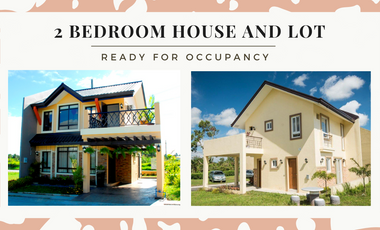 New Build Ready for Occupancy House & Lot For Sale in Silang few minutes away to Tagaytay with golf course view