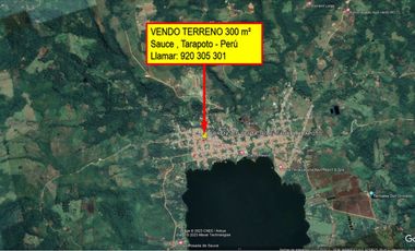VENDO TERRENO EN LAGUNA AZUL, SAUCE, TARAPOTO, SAN MARTIN 300 m²