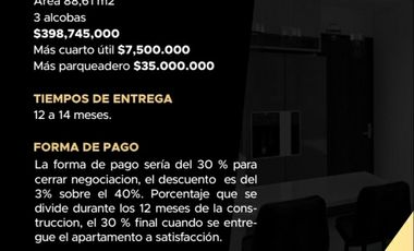 Venta de apartamentos para estrenar en  La Estrella, Bellavista