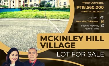 Rare Bigger Cut Lot For Sale at McKinley Hill Village, Upper McKinley Road, Fort Bonifacio Taguig City Right Next to BGC