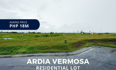 FOR SALE! 360sqm Vacant Lot at ARDIA VERMOSA