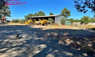 ARRIENDO AMPLIA BODEGA  INDUSTRIAL EN PARCELA CAMINO A PINTO