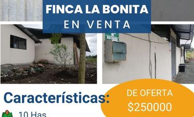 FINCA LA BONITA DE VENTA EN PALORA-MORONA SANTIAGO