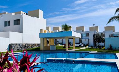 Venta de casas con alberca en Morelos 3 recamaras casa club y laguna acepto CREDITOS