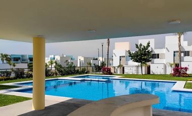 Venta de casas con alberca en Morelos 3 recamaras casa club y laguna acepto CREDITOS