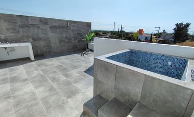 CASA EN VENTA CON ROOG GARDEN Y ALBERCA EN YECAPIXTLA