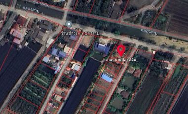 Land for sale, size 100 square meters, next to the main road along Khlong Sam. Sai Noi/34-LA-66029