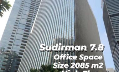 Office Space Size 2085 at Sudirman 7.8 Tanah Abang Jakpus