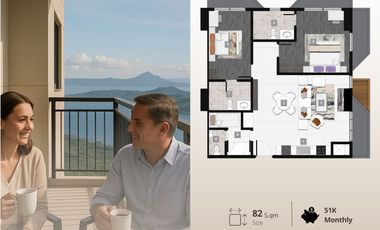 Taal view condo for sale 33k Monthly Only