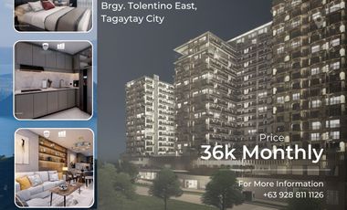 Taal view condo for sale 33k Monthly Only