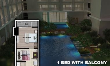Preselling 1 bed with balcony Park Mckinley West condo for sale Bonifacio Global City Fort Bonifacio Taguig City
