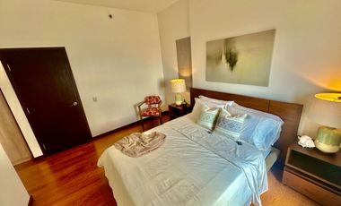 Best Value! Penthouse corner unit, fully-furnished, move-in ready with a fantastic view of Laguna Lake