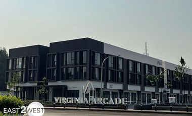 Disewakan Ruko Virginia Arcade BSD City Tangerang Selatan Unit Baru Lokasi Premium Sangat Strategis