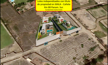 VENDO TERRENOS CON TITULO PARA CASA DE CAMPO EN MALA