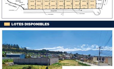 TERRENOS DE 360M2 DISPONIBLES EN ATAHUALPA EN VENTA EXCELENTE UBICACION