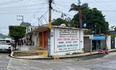 RENTO EN CATEMACO, VERACRUZ TERRENO COMERCIAL DE 600 M2 EN AVENIDA PRINCIPAL EN ESQUINA
