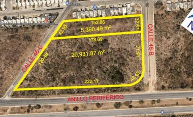 Terreno habitacional en venta, en Villa Magna del Sur, Mérida