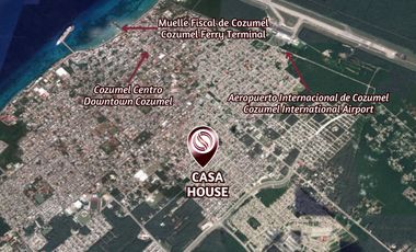 Casa con alberca privada, Jardín, cochera eléctrica, San Gervasio, Cozumel