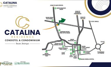 Catalina Residences Bauan Condotel and Condominium Units - 48 Months NO INTEREST (2022)