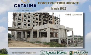 Catalina Residences Bauan Condotel and Condominium Units - 48 Months NO INTEREST (2022)
