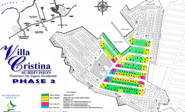 Villa Cristina Subdivision Phase 3 120sqm Lot For Sale