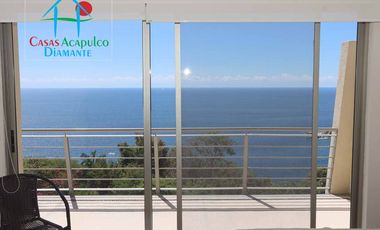 Casa en renta vacacional con alberca privada y vista al mar. 10 personas