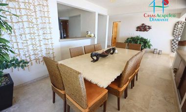 Casa en renta vacacional con alberca privada y vista al mar. 10 personas