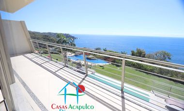 Casa en renta vacacional con alberca privada y vista al mar. 10 personas