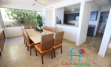 Casa en renta vacacional con alberca privada y vista al mar. 10 personas