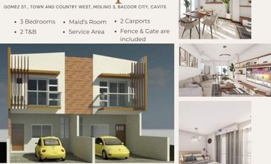 PRESELLING DUPLEX HOUSE IN TOWN & COUNTRY WEST MOLINO 3 BACOOR CAVITE‼️