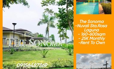 Lot in Nuvali Sta. Rosa as low as 25K Monthly Rent To Own