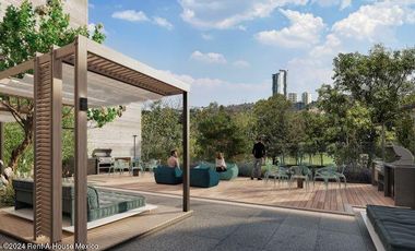 En venta departamento tipo Penthouse en Huixquilucan Bosque Real E.M 24-2854MCE